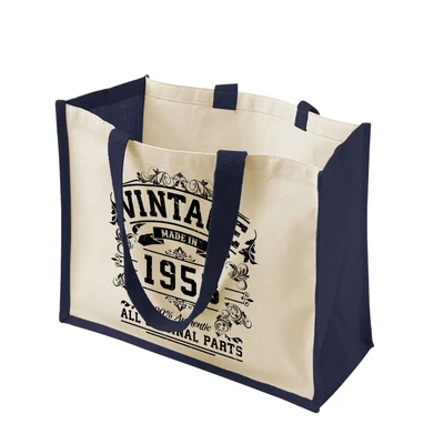 £11.95 • Buy 65th Birthday Tote Bag Gifts For Women - Original 1958