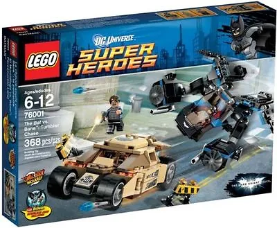 NEW SEALED BOX Marvel Superheroes LEGO 76001 Batman Verses Bane Tumbler Chase  • $149.95