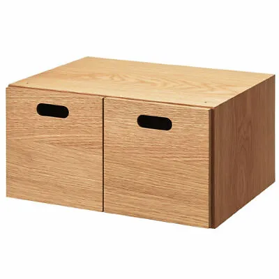 MUJI Wood Storage Drawer 14.5 X 7.3 X 11 In Oak Wood Vertical And Horizontal • $119.99