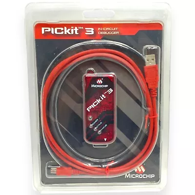 USA PICkit3 Programmer Microchip Technology In-Circuit Debugger New In Package • $109.33