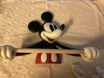 Disney Mickey Mouse Paper Towel Holder Classic  RARE Damaged Please Read • $59