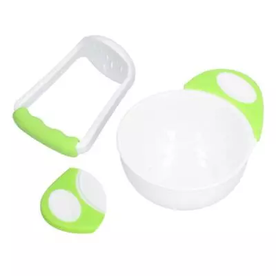 Portable Baby Food Masher Set For Fruit Vegetable Puree • £7.44