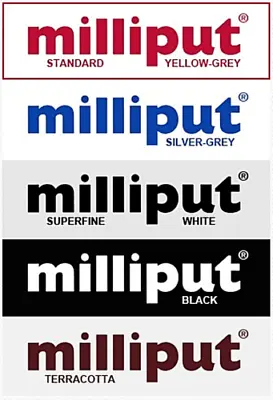 Milliput Standard Terracotta Silver Black White Diy Model Sculpting Epoxy Putty • £6.99