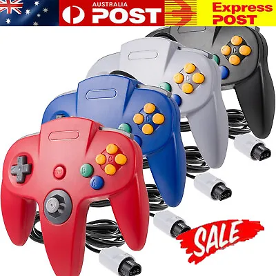 New!Wired Controller Joystick Compatible With Nintendo 64 N64 Video Game Console • $26.35