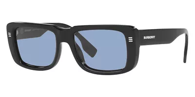 Burberry Men's Jarvis 55mm Black Sunglasses BE4376U-300172-55 • $99.99