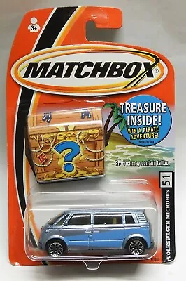 2005 Matchbox Treasure Chest Package VW Volkswagen Microbus #51 • $6.95