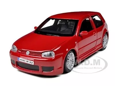 Volkswagen Golf R32 Red Special Edition 1/24 Diecast Model Car By Maisto 31290 • $18.99