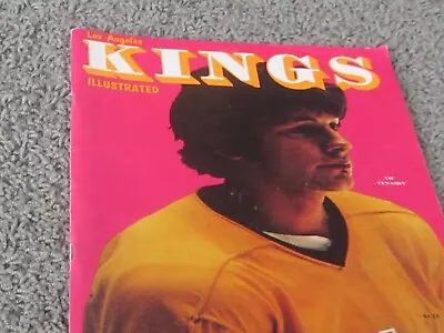 LOS ANGELES KINGS ILLUSTRATED Program Dec. 1 1973. MINNESOTA NORTH STARS • $20