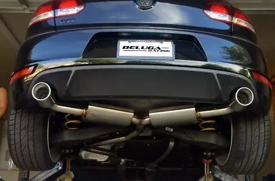 $509.99 • Buy Beluga Racing VW Golf GTi MK6 MKVI 10-14 T304 Stainless Catback Exhaust