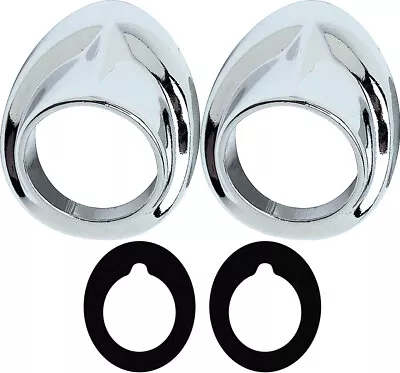 $51.24 • Buy 47-53 Chevy GMC Pickup Truck Windshield Wiper Tower Bezel Gasket Set Right Left