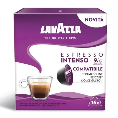 LAVAZZA ESPRESSO INTENSO Dolce Gusto Compatible Coffee Capsules Pods Box • $27.45