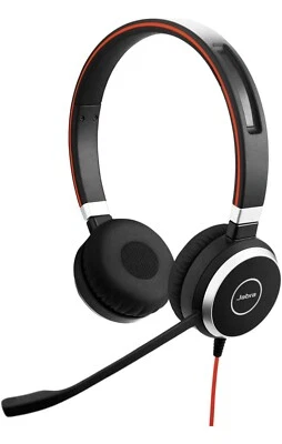 £59 • Buy Jabra Evolve 40 Stereo Headset For PC, Music, Teams, Skype ***BRAND NEW***