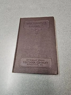 International Textbook Co. Mechanical Drawing 1927 • $12