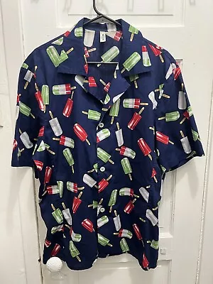 Vintage Moschino Mare Popsicle Print Shirt • $120