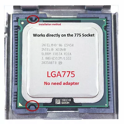 Intel Xeon E5450 Quad-core LGA 775 3.Ghz SLBBM CPU Processor • $13.90