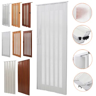 £69.95 • Buy Bath Indoor Sliding Internal Doors PVC Folding Door Panel Bi Divider 6mm / 10mm