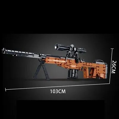 Firearms Series Sniper Rifle AWM HK 416 Machine Gun 98K Rifle Building Block • $130.63