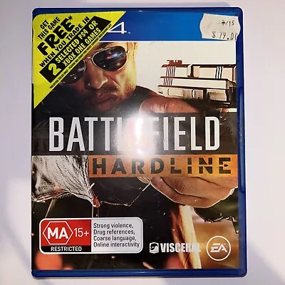 Mint Disc Playstation 4 Ps4 Battlefield Hardline : COMPLETE - FREE & FAST POST! • $11.88