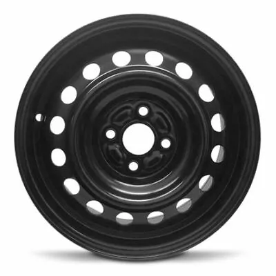 Wheel For Kia Rio 2012-2016 4 Lug 100mm Black Painted 15x5.5 Inch Steel Rim • $88.97