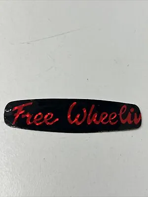 VINTAGE BMX FREE WHEELIN NOS DECAL OLD SHOP STOCK SCHOOL STICKER BIKE 80s • $12.99