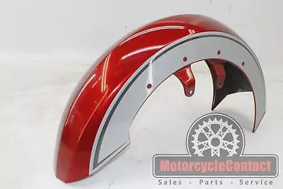 12-16 Cross Country Front Wheel Fender Oem Metal Tire Hugger Red Silver  • $379.53