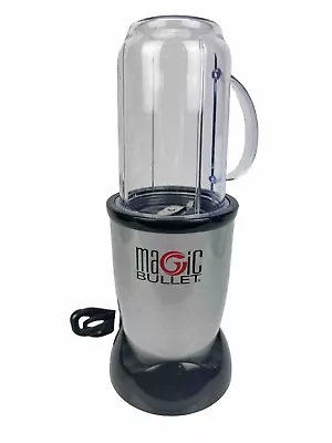 Magic Bullet Model MB1001 Blender Motor Base W/ Mug Replacement Silver Black • $17.05