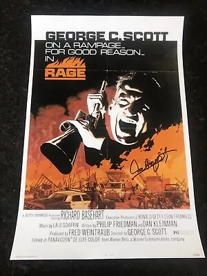 * LALO SCHIFRIN * Signed 12x18 Poster * RAGE * COMPOSER *  COA * 1 • £217.40