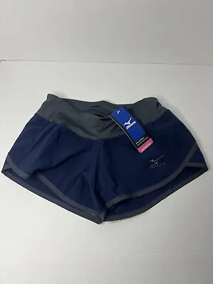 Mizuno DryLite Womens Blue Athletic Volleyball Shorts Size XXS Womens Dry Lite • $14.99