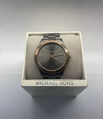 Michael Kors MK8576 Slim Runway Wristwatch - Gunmetal • $50