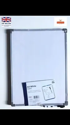 A3 Hanging Whiteboard Dry Wipe Re Writable Pen Homeschooloffice Hanging Option • £7.99