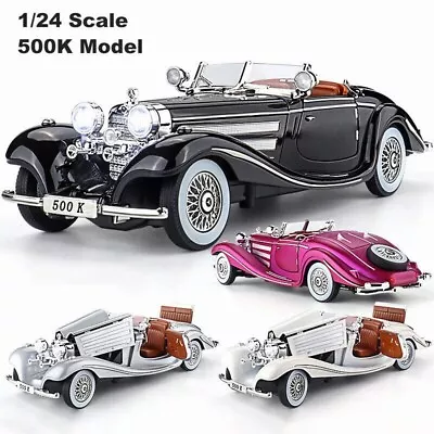 1:24 Diecast Model Car Toy Mercedes-Benz 500K Vintage Collectible Toy Kids Gifts • $24.99