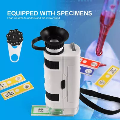 Kids Biological Microscope Experimental Kit Homeschool Science Educational Pabha • $35.10