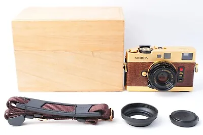 Minolta CLE Gold Limited Film Camera M Rokkor 40mm F/2 Lens JAPAN [NearMint] #12 • $2220