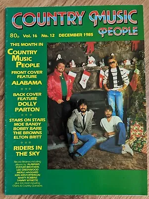 Country Music People Magazine December 1985 Alabama Parton Bandy Bare Britt • £6.50