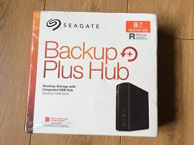 Seagate STEL8000200 8TB Backup Plus Hub Desktop Drive • £130