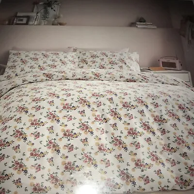 Cath Kidston Quilt Cover And 2 Pillows Cases Summer Floral Double • £34.99
