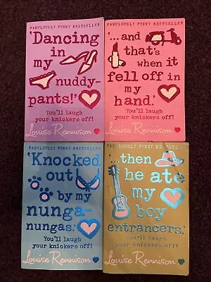 Louise Rennison Book Bundle X 4 Free P&P Lots Listed (SH23) • £9.99