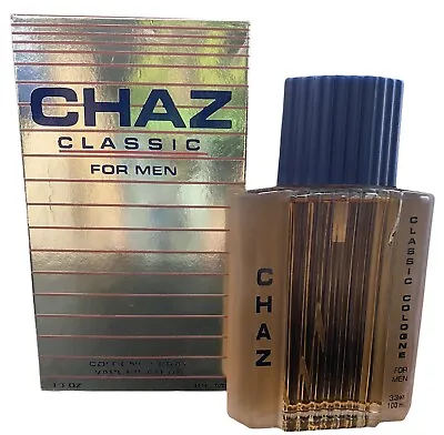 $75 • Buy Vintage CHAZ Classic For Men Golden Cologne Spray By Jean Philippe 3.3 Oz NOS