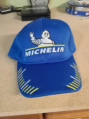 Michelin Man Tire Company Logo Hat Cap Adjustable Hook & Loop Back Strap. NEW • $9.99