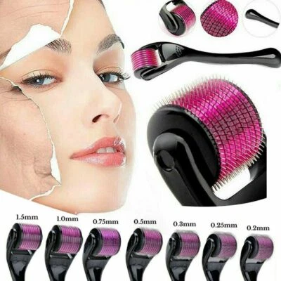 $9.79 • Buy Derma Roller Titanium Micro Needle Skin 540 Needles Scars Anti Aging Dermaroller