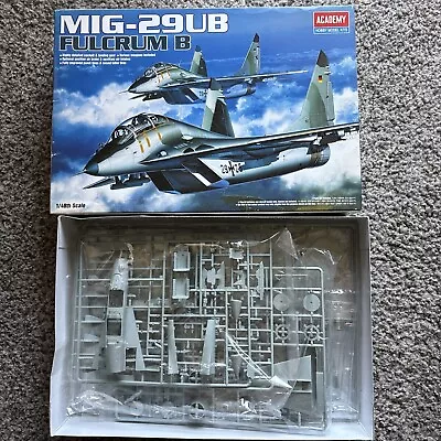 Academy Mig 29UB Fulcrum B Soviet Training Fighter 2119 1/48 Scale • $25