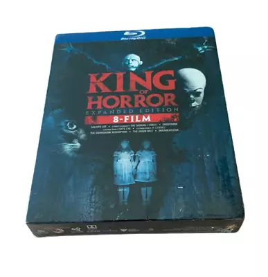 King Of Horror Expanded Edition Blu-ray 8 Films Tom Hanks Morgan Freeman • $29.99