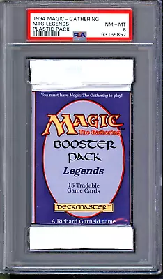 Magic The Gathering Legends Graded Booster Pack PSA 8 #63165857 • $949