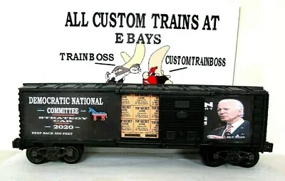 Lionel O Scale 3 Rail Custom Lettered Fake Biden Ballot  Boxcar  🚫🚫🚫🚫 • $99.99