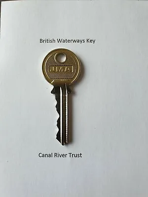 £2.95 • Buy 1 X BRITISH WATERWAYS FACILITY KEY   Canal And River Trust 