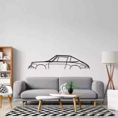 Wall Art Home Decor 3D Acrylic Metal Car Auto Poster USA Silhouette 911e Targa • $89.99