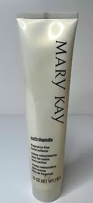 Mary Kay Satin Hands Fragrance Free Hand Softener Full Size 2.1oz • $8.90