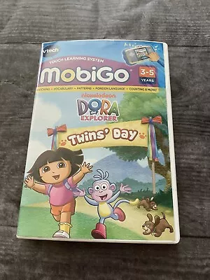 Vtech MobiGo Dora The Explorer Twins' Day Learning Vocabulary Language Matching • $11.99