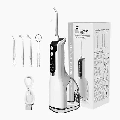 View Details Water Flosser 330ml Cordless Water Pik Oral Irrigator Dental Floss Teeth Cleaner • 31.99$