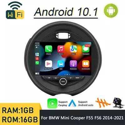 9  For BMW Mini Cooper F55 F56 2014-21 Car GPS Navi Carplay Android Stereo Radio • $240.50